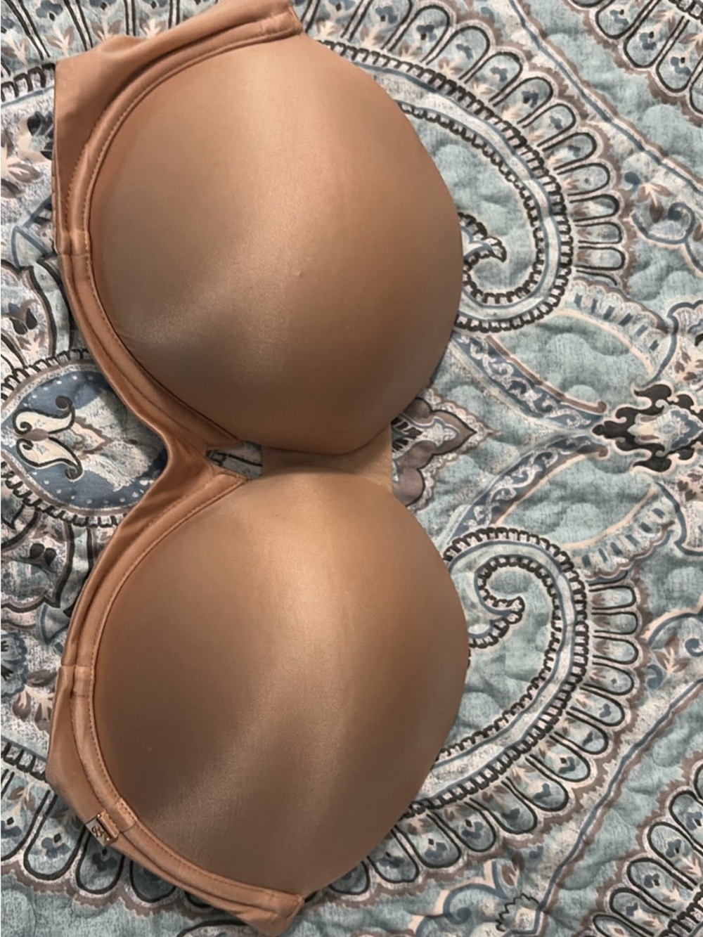 Victoria's Secret Smooth Nude Contour strapless Bra 36 D